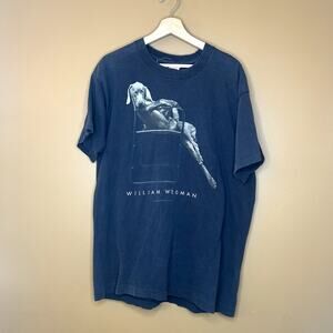 Vintage 90s William Wegman Art T-Shirt